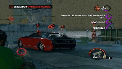 Kolejnym sposobem na zwiększenie kontroli Świętych jest likwidowanie Operacji Gangów - Przejmujemy miasto (A) | Kampania Saints Row The Third - Saints Row: The Third - poradnik do gry
