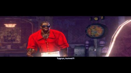 Ignorując nasze oburzenie, zapaśnik uznaje, iż jesteśmy gotowi na ostateczne starcie - Oko tygrysa (A) / Spójrz strachowi w oczy | Kampania Saints Row The Third - Saints Row: The Third - poradnik do gry