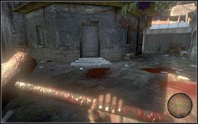 Tuż przed schodkami prowadzącymi do jednego z domów - Akt 2 (1) | Dowody tożsamości w Dead Island - Dead Island - poradnik do gry