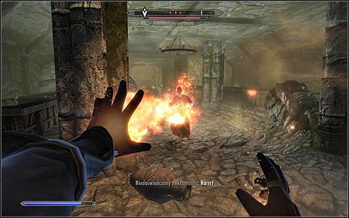 Po wygranej bitwie wybierz schody prowadzące na północny-zachód - Z nosem w księgach (1) | Questy Akademii w Zimowej Twierdzy | Solucja Skyrim - Skyrim - poradnik, mapy, questy