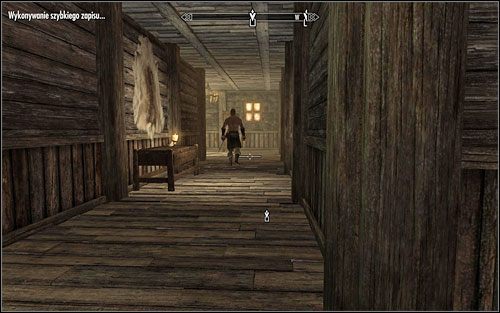 Kiedy wejdziesz do budynku, pojawi się informacja o tym, że możesz zdobyć klucz do sejfu Aringotha - W otwarte karty | Questy Gildii Złodziei | Solucja Skyrim - Skyrim - poradnik, mapy, questy
