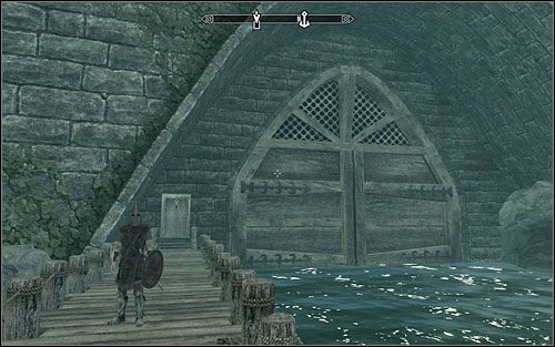 Po wejściu do magazynu, podążaj za celem - Wybryk łajdaka | Questy Gildii Złodziei | Solucja Skyrim - Skyrim - poradnik, mapy, questy