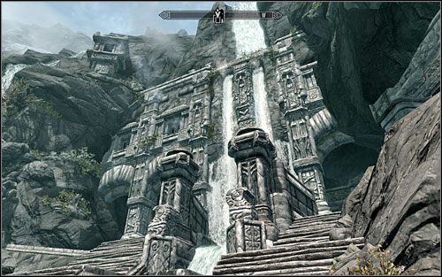 Kiedy już dotrzesz na miejsce, udaj się do Grodu Podkamień (screen powyżej) - Trudne odpowiedzi | Questy Gildii Złodziei | Solucja Skyrim - Skyrim - poradnik, mapy, questy
