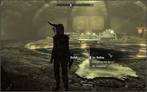 Kiedy już znajdziesz się na miejscu, porozmawiaj z Karliah - musicie uzgodnić plan działania - Pościg | Questy Gildii Złodziei | Solucja Skyrim - Skyrim - poradnik, mapy, questy