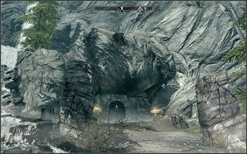 Kiedy wejdziesz do pieczary, przed sobą ujrzysz ducha jednego z dawnych Słowików - Powrót ciemności | Questy Gildii Złodziei | Solucja Skyrim - Skyrim - poradnik, mapy, questy