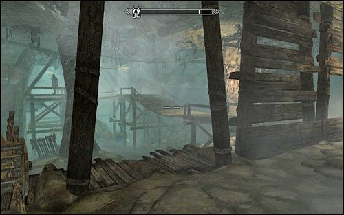 Eksploruj dalej podziemia, aż dotrzesz do Obozu Bandytów - Reputacja - Markart - Blask Srebra | Questy Gildii Złodziei | Solucja Skyrim - Skyrim - poradnik, mapy, questy