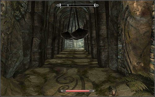 Jeśli nieopatrznie wprawiłeś w ruch ostrza, postaraj się powoli przejść pomiędzy nimi - Reputacja - Markart - Blask Srebra | Questy Gildii Złodziei | Solucja Skyrim - Skyrim - poradnik, mapy, questy