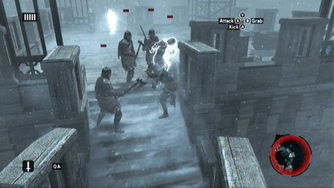 Następnie przytrzymując cały czas RT, czekaj na atak wroga - Sekwencja 1 - Niczym powrót do domu (2) | Opis przejścia - Assassins Creed: Revelations PC - kompletny poradnik do gry