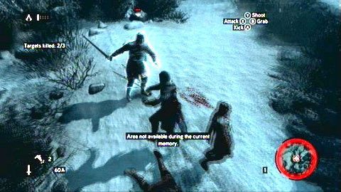 Jak tylko rozpocznie się wspomnienie, zostaniesz zaatakowany przez grupkę strażników - Sekwencja 1 - Niczym powrót do domu (5) | Opis przejścia - Assassins Creed: Revelations PC - kompletny poradnik do gry