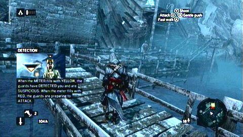 Na pomoście natkniesz się na kolejnego wroga - Sekwencja 1 - Niczym powrót do domu (5) | Opis przejścia - Assassins Creed: Revelations PC - kompletny poradnik do gry