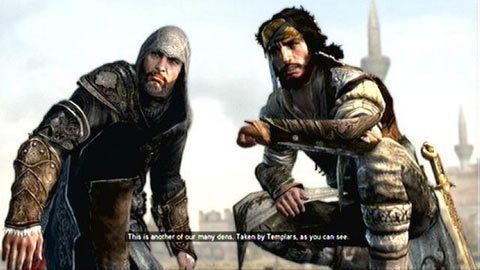 W pewnym momencie Yusuf zatrzyma się - Sekwencja 2 - Rozstaje świata (7) | Opis przejścia Assassins Creed Revelations - Assassins Creed: Revelations PC - kompletny poradnik do gry