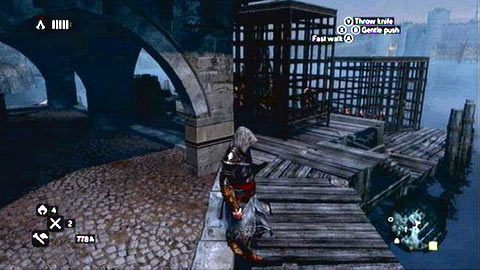 Wspomnienie rozpoczniesz po rozmowie z więźniem, stojącym w klatce - Sekwencja 3 - Zgubione i znalezione (1) | Opis przejścia - Assassins Creed: Revelations PC - kompletny poradnik do gry
