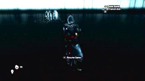 Gdy użyjesz już odpowiednich składników, przetestuj bombę wciskając Y - Sekwencja 3 - Zgubione i znalezione (3-5) | Opis przejścia - Assassins Creed: Revelations PC - kompletny poradnik do gry