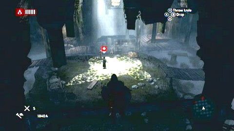 Przeskakując między drewnianymi belkami przedostań się na drugą stronę pomieszczeni - Sekwencja 3 - Zgubione i znalezione (6) | Opis przejścia - Assassins Creed: Revelations PC - kompletny poradnik do gry