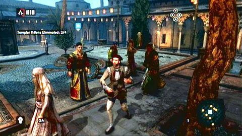 Pozbywaj się zabójców jak najszybciej, żeby nie zdążyli wykonać swojego zadania - Sekwencja 4 - Bezlitosna wojna (1) | Opis przejścia Assassins Creed Revelations - Assassins Creed: Revelations PC - kompletny poradnik do gry