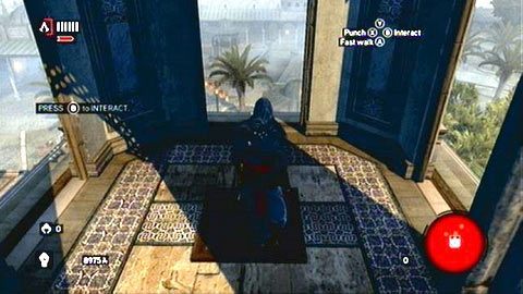 Znajdziesz w niej klapę, przez którą dostaniesz się do ukrytego pomieszczenia - Sekwencja 4 - Bezlitosna wojna (2,3) | Opis przejścia - Assassins Creed: Revelations PC - kompletny poradnik do gry