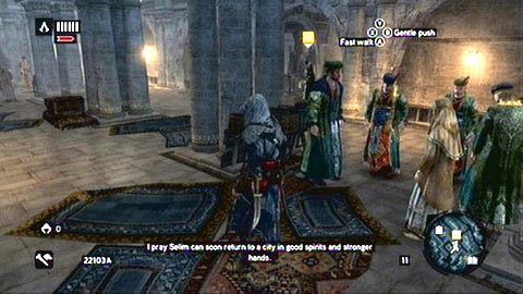 Gdy tylko znajdzie się w zasięgu twojego wzroku, zostaniesz o tym poinformowany - Sekwencja 5 - Dziedzic imperium (1,2) | Opis przejścia - Assassins Creed: Revelations PC - kompletny poradnik do gry