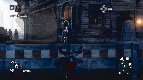 Obok wskazywanego przez Zmysł Orła śladu stoi kolejny przeciwnik - Sekwencja 5 - Dziedzic imperium (3) | Opis przejścia - Assassins Creed: Revelations PC - kompletny poradnik do gry