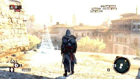 Po jego odkryciu, udaj się w zaznaczone miejsce - Sekwencja 5 - Dziedzic imperium (4-6) | Opis przejścia - Assassins Creed: Revelations PC - kompletny poradnik do gry