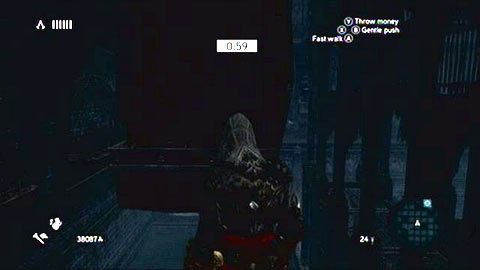 Kolejne co musisz zrobić, to wskoczyć na wiszący obok blok skalny - Sekwencja 6 - Kaprys Fortuny (6) | Opis przejścia Assassins Creed Revelations - Assassins Creed: Revelations PC - kompletny poradnik do gry