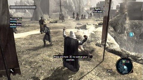 Wystarczy, że wciśniesz B, a błyskawicznie zabijesz wszystkich wrogów - Sekwencja 7 - Podziemny świat (5-7) | Opis przejścia - Assassins Creed: Revelations PC - kompletny poradnik do gry