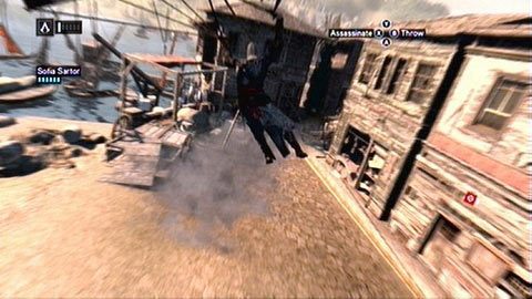 Teraz twoim zadaniem jest unikanie zderzenia z mijanymi budynkami - Sekwencja 8 - Koniec pewnej epoki (3) | Opis przejścia - Assassins Creed: Revelations PC - kompletny poradnik do gry