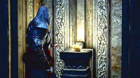 Jako Ezio, podejdź do świecącego przedmiotu, a ukończysz w ten sposób grę - Sekwencja 9 - Objawienie | Opis przejścia Assassins Creed Revelations - Assassins Creed: Revelations PC - kompletny poradnik do gry