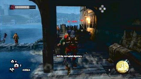 Po wybuchu podbiegnij szybko do mężczyzny, zabij go i opuść strefę - Misje Piri Reisa - Lepka sprawa, Pułapka potykowa | Zadania dodatkowe - Assassins Creed: Revelations PC - kompletny poradnik do gry