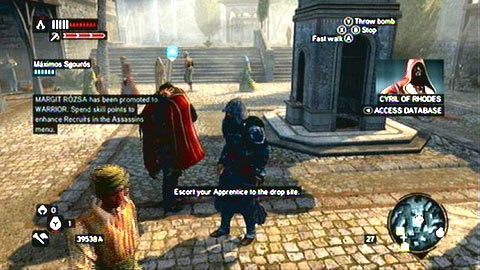 Udaj się razem z nim na nabrzeże, żeby pozbyć się ciała - Misje mistrzów (1,2) | Zadania dodatkowe Assassins Creed Revelations - Assassins Creed: Revelations PC - kompletny poradnik do gry