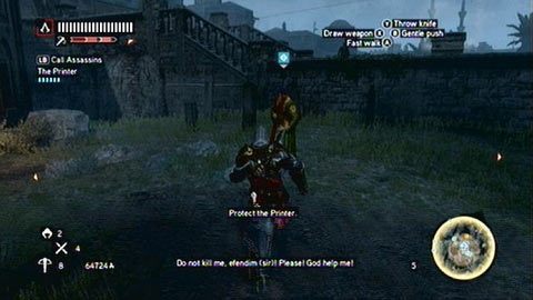 Po dłuższym marszu rozpocznie się krótka animacja - Misje mistrzów (3-5) | Zadania dodatkowe Assassins Creed Revelations - Assassins Creed: Revelations PC - kompletny poradnik do gry