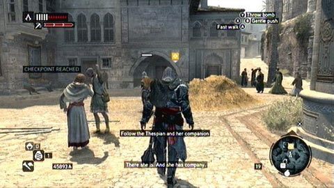 Podążaj za swym uczniem, aż zobaczysz podejrzaną kobietę - Misje mistrzów (11,12) | Zadania dodatkowe Assassins Creed Revelations - Assassins Creed: Revelations PC - kompletny poradnik do gry