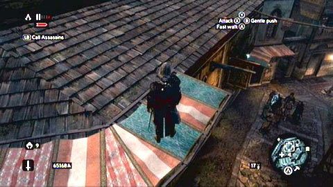 Leży na tablicy wiszącej na uliczką - Dzielnica Galata | Fragmenty Danych Animusa Assassins Creed Revelations - Assassins Creed: Revelations PC - kompletny poradnik do gry