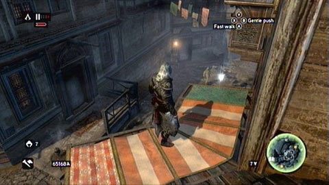 Umieszczono go na daszku wiszącym nad uliczką - Dzielnica Galata | Fragmenty Danych Animusa Assassins Creed Revelations - Assassins Creed: Revelations PC - kompletny poradnik do gry
