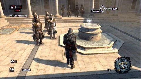 Leży na środku małego dziedzińca - Dzielnica Konstantyna (01-10) | Fragmenty Danych Animusa - Assassins Creed: Revelations PC - kompletny poradnik do gry
