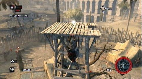 Ten fragment znajdziesz na szczycie drewnianego rusztowania - Dzielnica Konstantyna (01-10) | Fragmenty Danych Animusa - Assassins Creed: Revelations PC - kompletny poradnik do gry