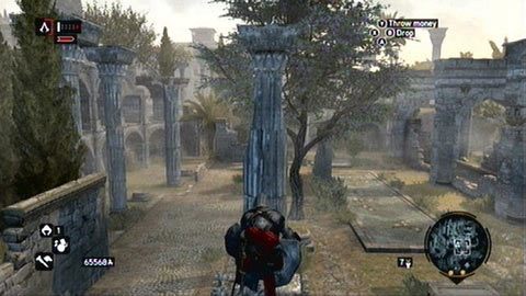 Aby się tam dostać, wejdź na najniższy kamienny słup na wschodzie i przeskakuj na kolejne fragmenty ruin - Dzielnica Konstantyna (01-10) | Fragmenty Danych Animusa - Assassins Creed: Revelations PC - kompletny poradnik do gry
