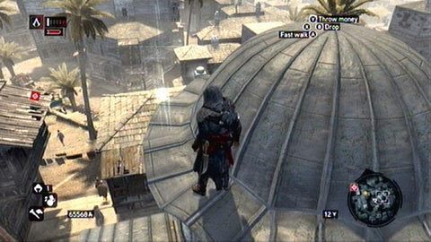 Znajduje się na jednej z kopuł wieżyczek - Dzielnica Konstantyna (11-21) | Fragmenty Danych Animusa - Assassins Creed: Revelations PC - kompletny poradnik do gry