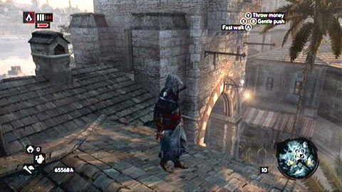 Wisi nad jedną z bram - Dzielnica imperialna (01-10) | Fragmenty Danych Animusa - Assassins Creed: Revelations PC - kompletny poradnik do gry