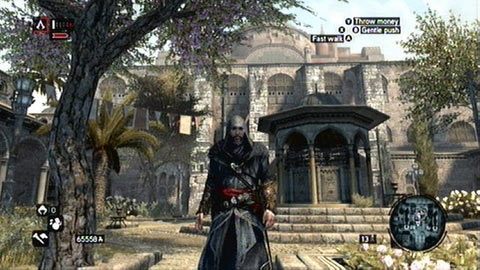 Na środku dziedzińca znajduje mała altanka - Dzielnica imperialna (01-10) | Fragmenty Danych Animusa - Assassins Creed: Revelations PC - kompletny poradnik do gry