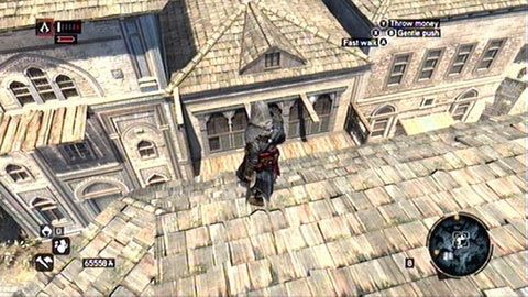 Ten fragment znajduje się nad jednym z balkonów - Dzielnica imperialna (01-10) | Fragmenty Danych Animusa - Assassins Creed: Revelations PC - kompletny poradnik do gry