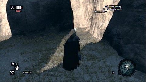 Na końcu ścieżki znajdziesz pierwszy fragment - Kapadocja | Fragmenty Danych Animusa Assassins Creed Revelations - Assassins Creed: Revelations PC - kompletny poradnik do gry