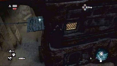 Ten fragment umieszczono na drewnianej platformie wiszącej nad uliczką - Kapadocja | Fragmenty Danych Animusa Assassins Creed Revelations - Assassins Creed: Revelations PC - kompletny poradnik do gry