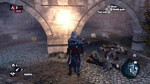 Skrzynka leży pod kamiennymi łukami - Dzielnica Galata | Skrzynie ze skarbami Assassins Creed Revelations - Assassins Creed: Revelations PC - kompletny poradnik do gry