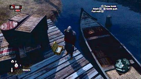 Znajdziesz go na krańcu małego pomostu - Dzielnica Konstantyna (01-11) | Skrzynie ze skarbami - Assassins Creed: Revelations PC - kompletny poradnik do gry