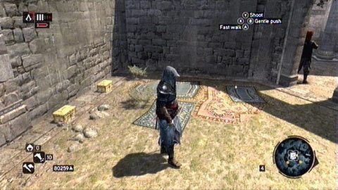 Obie skrzynki znajdują się na chronionym podwórzu - Dzielnica Imperialna (01-13) | Skrzynie ze skarbami Assassins Creed Revelations - Assassins Creed: Revelations PC - kompletny poradnik do gry