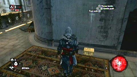 Znajduje się na balkonie w północno-zachodnim rogu posiadłości - Dzielnica Imperialna (14-28) | Skrzynie ze skarbami Assassins Creed Revelations - Assassins Creed: Revelations PC - kompletny poradnik do gry