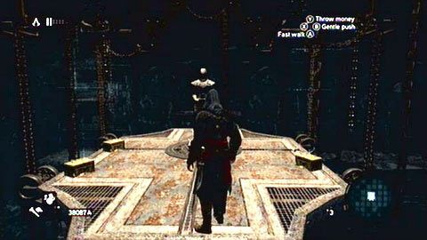Tylko w przypadku ostatniego artefaktu, skarby umieszczono zaraz obok posągu z magicznym okręgiem - Skarby - ukryte lokacje | Skrzynie ze skarbami Assassins Creed Revelations - Assassins Creed: Revelations PC - kompletny poradnik do gry