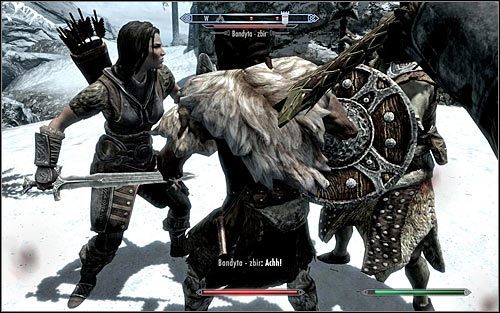 Fort okupowany jest przez słabo wyszkolonych bandytów, ale mimo wszystko warto dostosować taktykę działania do obranego stylu gry - Wstępowanie do Legionu | Questy Legionu Cesarskiego | Solucja Skyrim - Skyrim - poradnik, mapy, questy