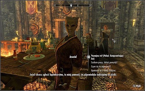 Rozejrzyj się po głównej sali Mglistej Twierdzy za Anuriel (powyższy screen) - Istotna danina | Questy Legionu Cesarskiego | Solucja Skyrim - Skyrim - poradnik, mapy, questy