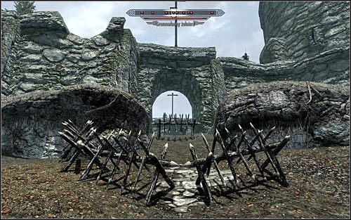 Do fortu możesz przedostać się na trzy zasadnicze sposoby - Bitwa o fort Zielony Mur | Questy Legionu Cesarskiego | Solucja Skyrim - Skyrim - poradnik, mapy, questy